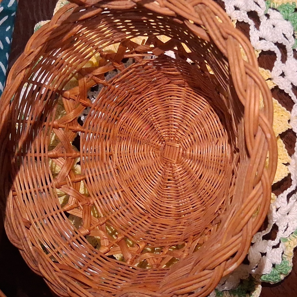 Vintage Woven Basket - Picture 3 of 4